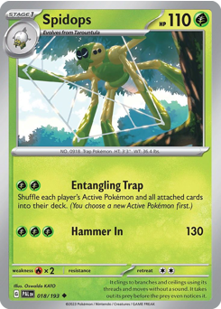 Spidops - Paldea Evolved - #18 - Pokemon TCG card