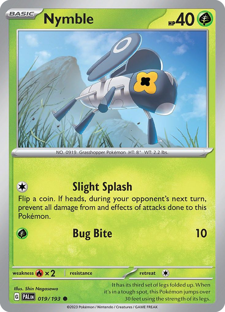 Nymble - Paldea Evolved - #19 - Pokemon TCG card