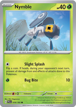 Nymble #19 Nymble - Paldea Evolved - #19 - Pokemon TCG card