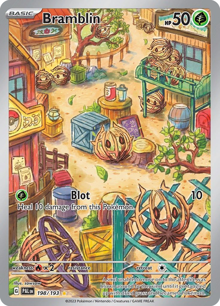 Bramblin - Paldea Evolved - #198 - Pokemon TCG card