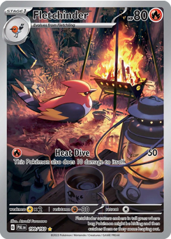 Fletchinder #199 Fletchinder - Paldea Evolved - #199 - Pokemon TCG card