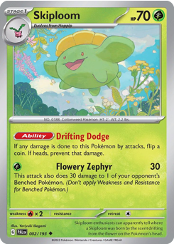 Skiploom - Paldea Evolved - #2 - Pokemon TCG card