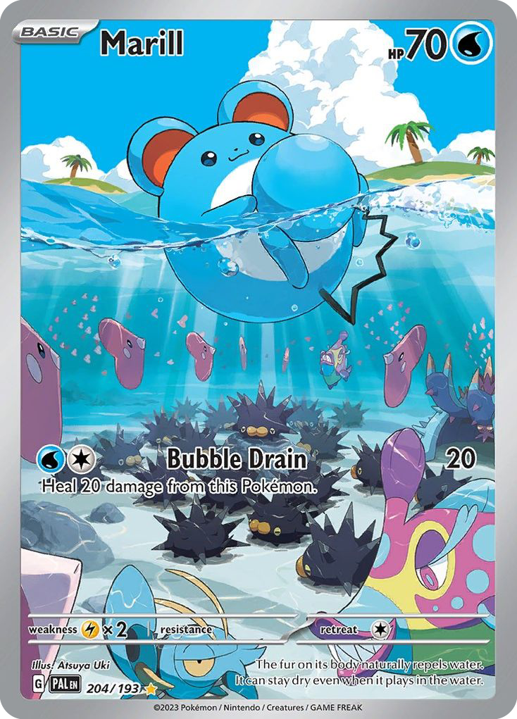 Marill - Paldea Evolved - #204 - Pokemon TCG card