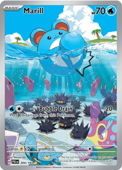 Marill #204 Marill - Paldea Evolved - #204 - Pokemon TCG card
