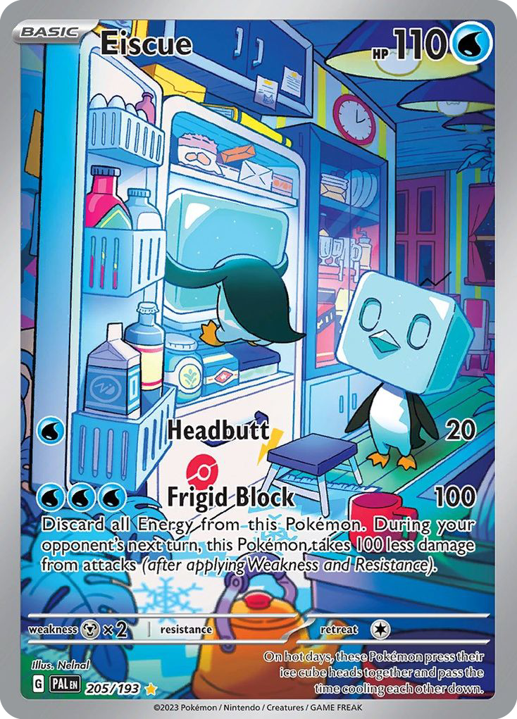 Eiscue - Paldea Evolved - #205 - Pokemon TCG card
