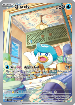 Quaxly #206 Quaxly - Paldea Evolved - #206 - Pokemon TCG card