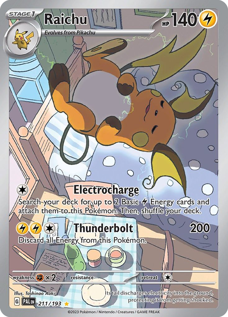 Raichu - Paldea Evolved - #211 - Pokemon TCG card