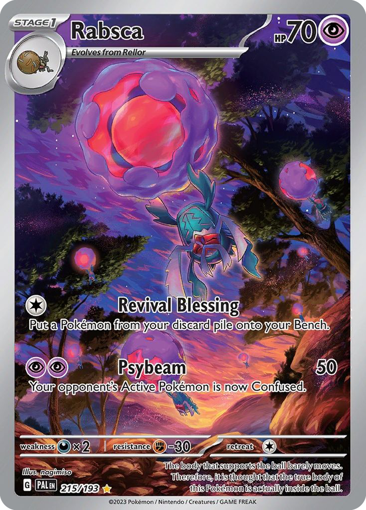 Rabsca - Paldea Evolved - #215 - Pokemon TCG card