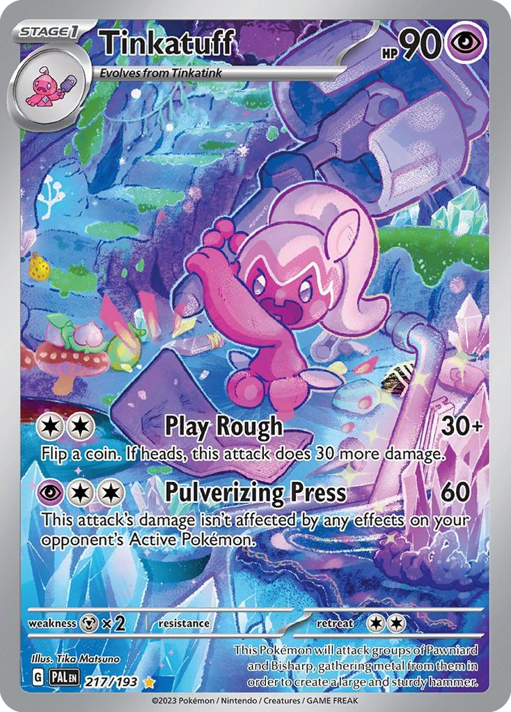 Tinkatuff - Paldea Evolved - #217 - Pokemon TCG card
