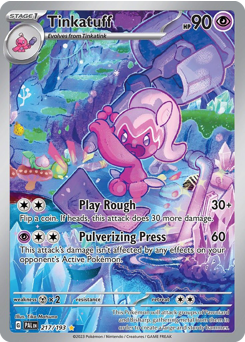 Tinkatuff #217 Tinkatuff - Paldea Evolved - #217 - Pokemon TCG card