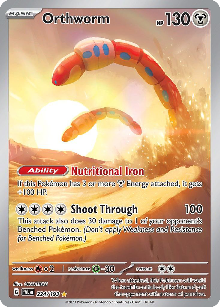 Orthworm - Paldea Evolved - #224 - Pokemon TCG card