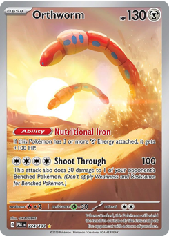Orthworm - Paldea Evolved - #224 - Pokemon TCG card