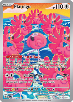 Flamigo - Paldea Evolved - #227 - Pokemon TCG card