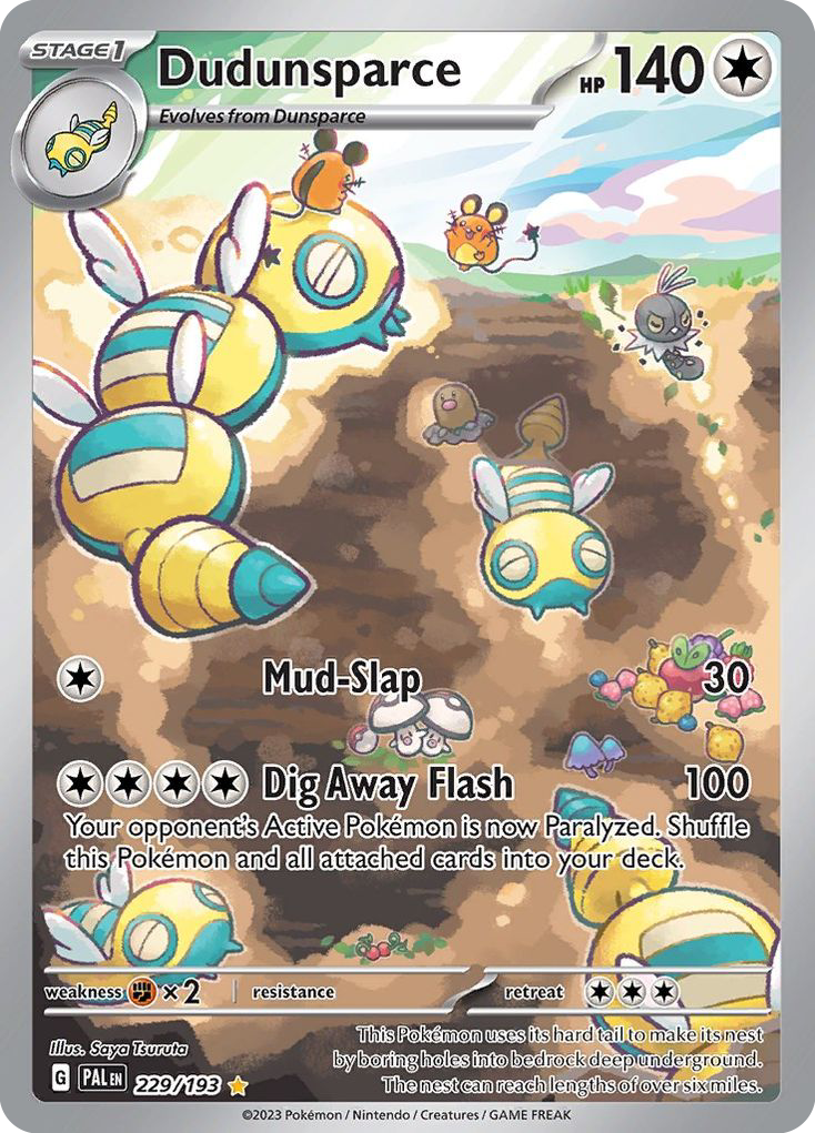 Dudunsparce - Paldea Evolved - #229 - Pokemon TCG card