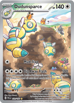 Dudunsparce - Paldea Evolved - #229 - Pokemon TCG card