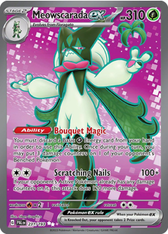 Meowscarada ex - Paldea Evolved - #231 - Pokemon TCG card
