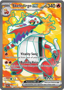 Skeledirge ex #233 Skeledirge ex - Paldea Evolved - #233 - Pokemon TCG card