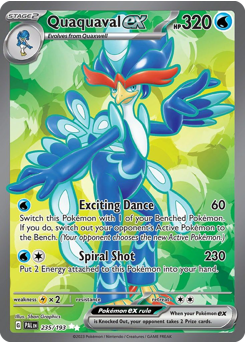 Quaquaval ex #235 Quaquaval ex - Paldea Evolved - #235 - Pokemon TCG card
