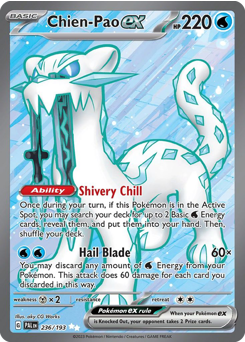 Chien-Pao ex - Paldea Evolved - #236 - Pokemon TCG card