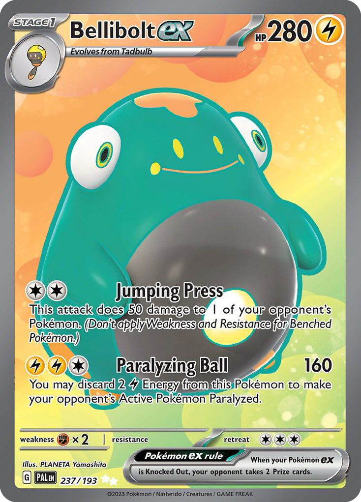 Bellibolt ex - Paldea Evolved - #237 - Pokemon TCG card