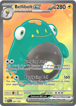 Bellibolt ex - Paldea Evolved - #237 - Pokemon TCG card