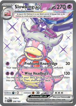 Slowking ex #238 Slowking ex - Paldea Evolved - #238 - Pokemon TCG card