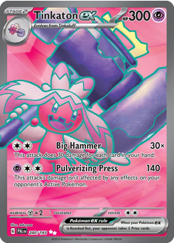Tinkaton ex - Paldea Evolved - #240 - Pokemon TCG card