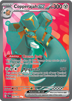 Copperajah ex #245 Copperajah ex - Paldea Evolved - #245 - Pokemon TCG card