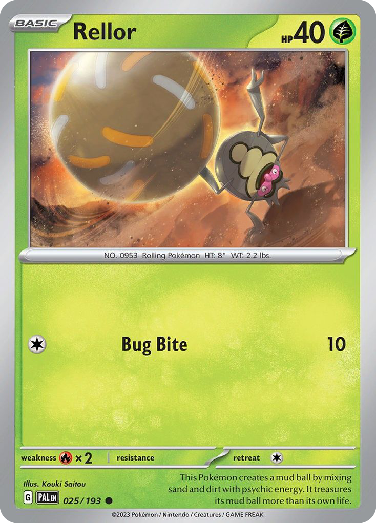 Rellor - Paldea Evolved - #25 - Pokemon TCG card
