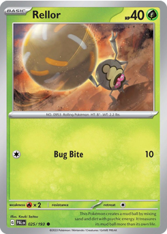Rellor #25 Rellor - Paldea Evolved - #25 - Pokemon TCG card