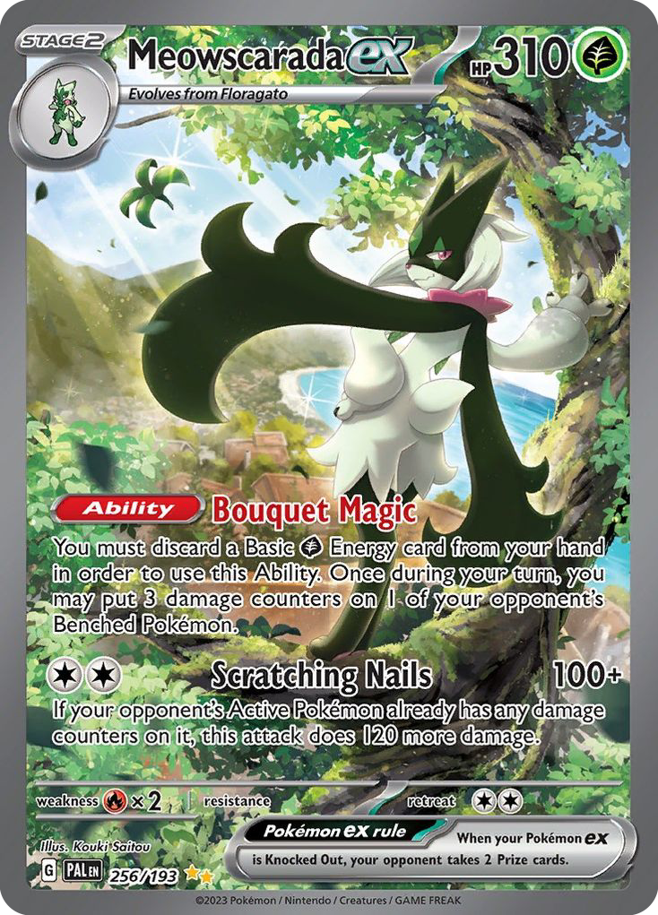 Meowscarada ex - Paldea Evolved - #256 - Pokemon TCG card