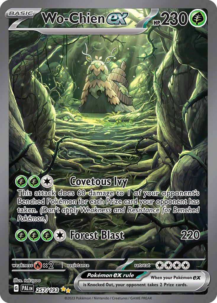 Wo-Chien ex - Paldea Evolved - #257 - Pokemon TCG card