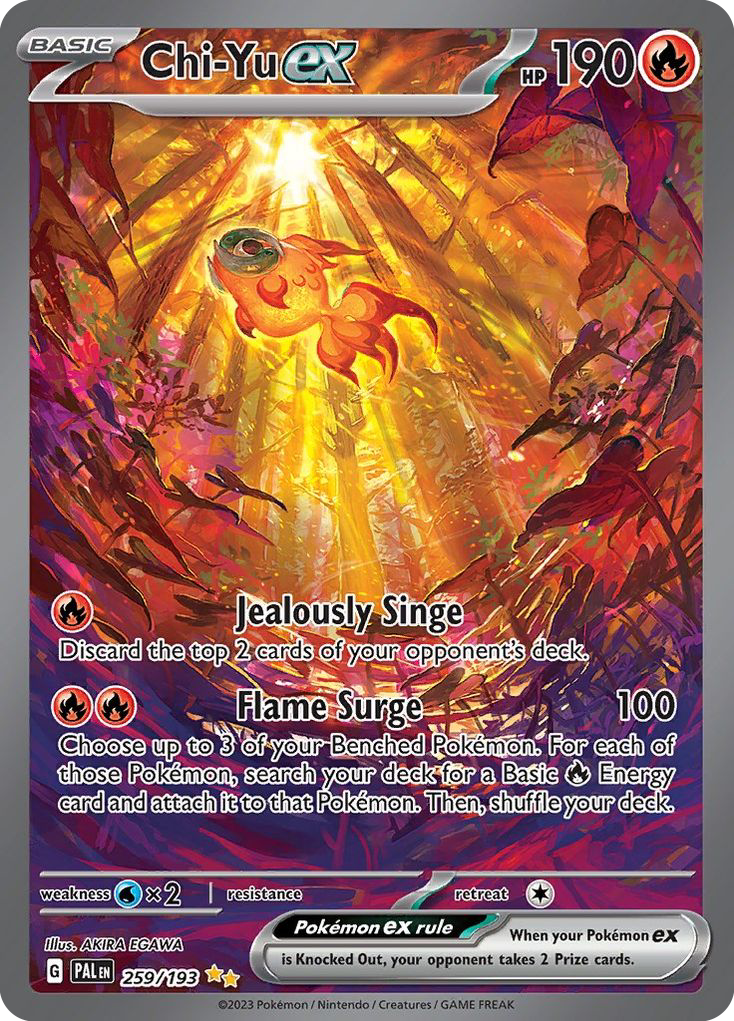 Chi-Yu ex - Paldea Evolved - #259 - Pokemon TCG card