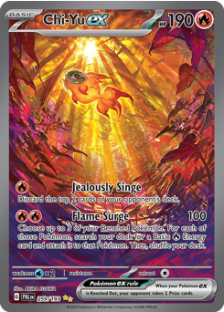 Chi-Yu ex #259 Chi-Yu ex - Paldea Evolved - #259 - Pokemon TCG card