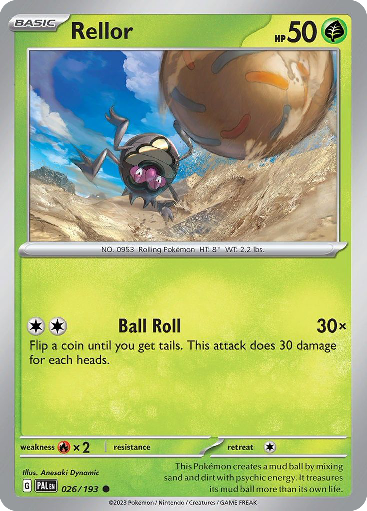 Rellor - Paldea Evolved - #26 - Pokemon TCG card