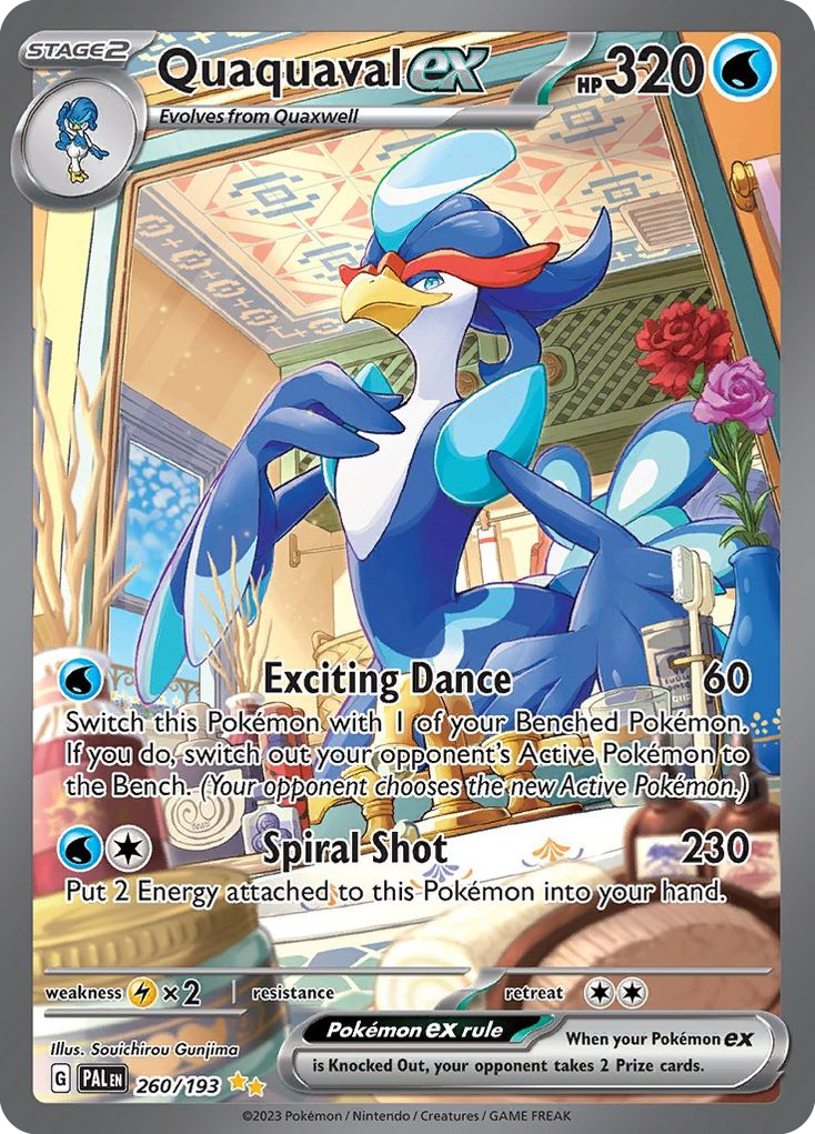 Quaquaval ex - Paldea Evolved - #260 - Pokemon TCG card