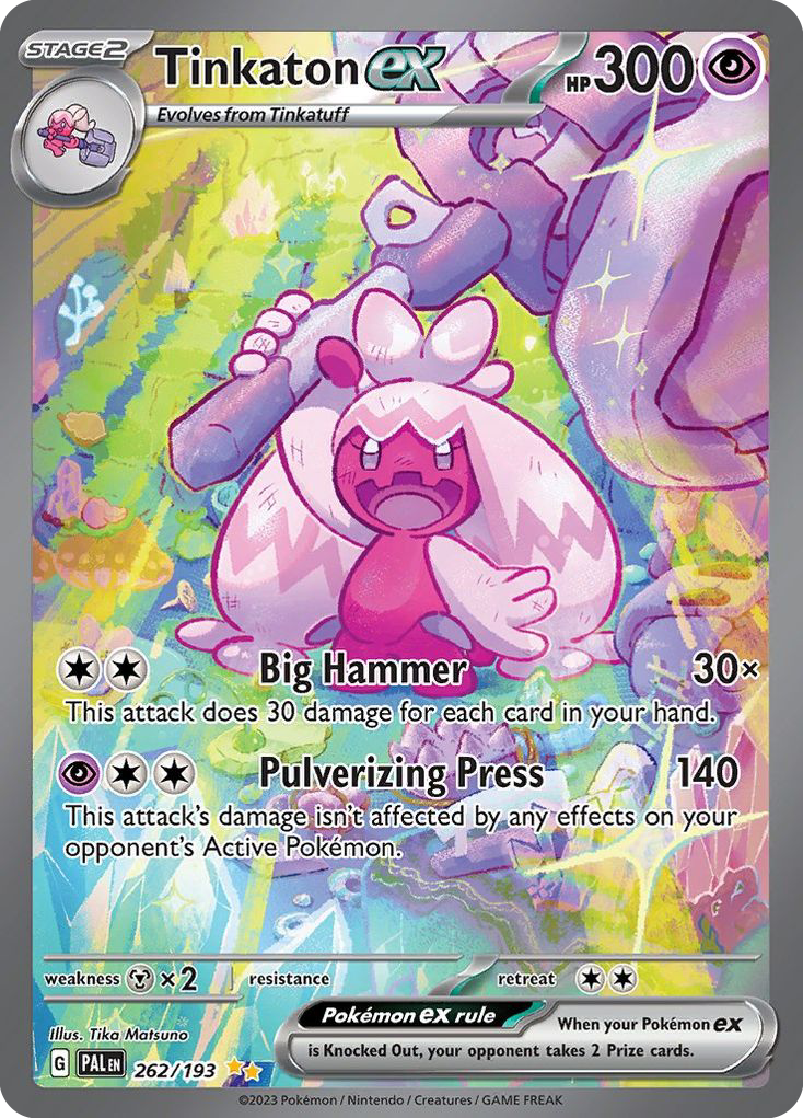 Tinkaton ex - Paldea Evolved - #262 - Pokemon TCG card