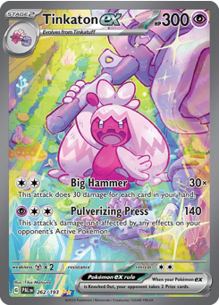 Tinkaton ex - Paldea Evolved - #262 - Pokemon TCG card