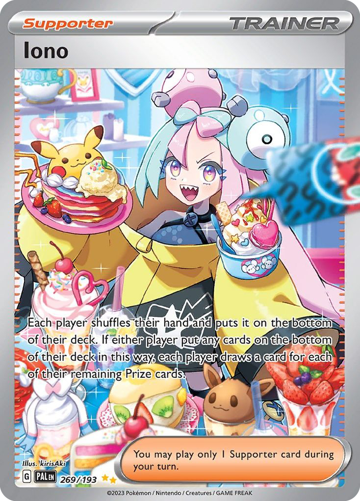Iono - Paldea Evolved - #269 - Pokemon TCG card