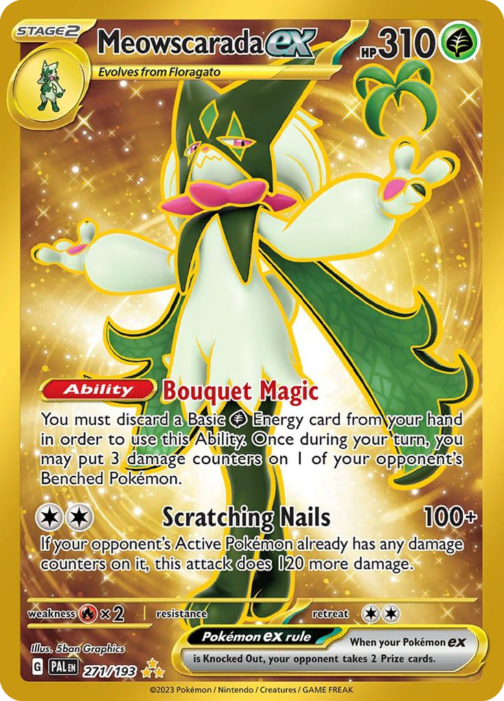 Meowscarada ex - Paldea Evolved - #271 - Pokemon TCG card