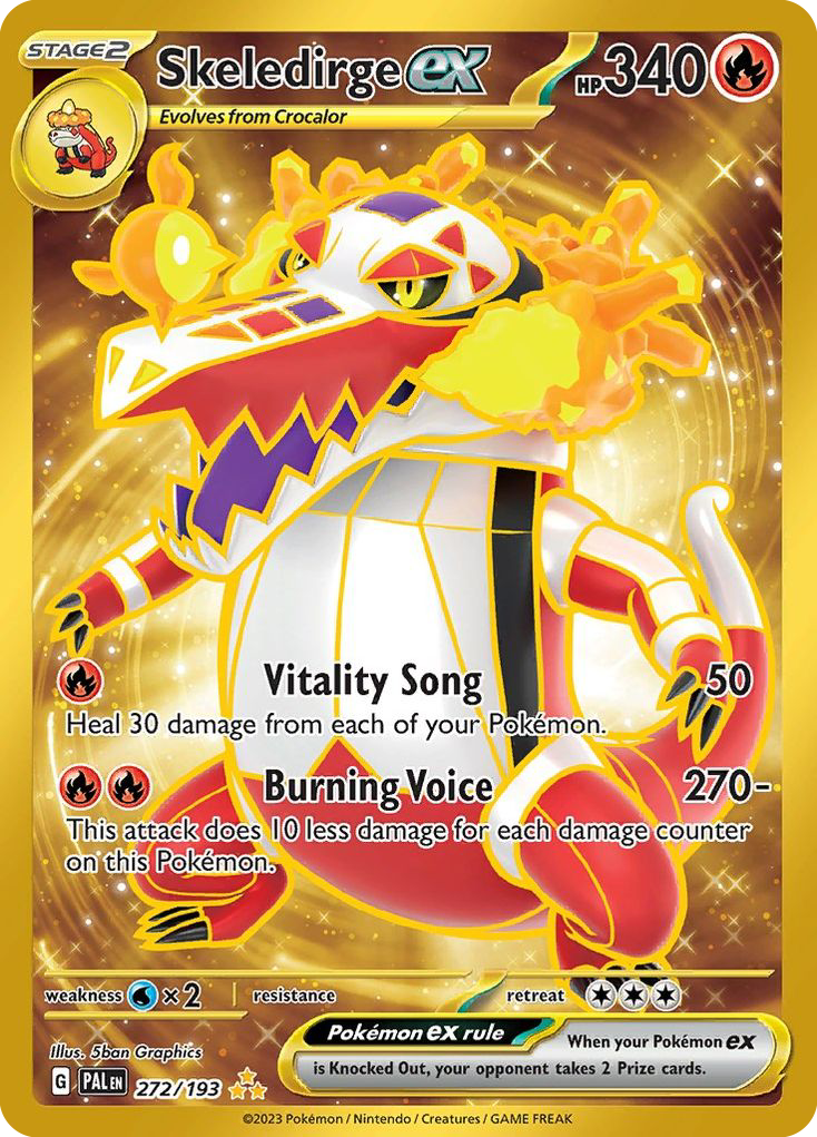 Skeledirge ex - Paldea Evolved - #272 - Pokemon TCG card