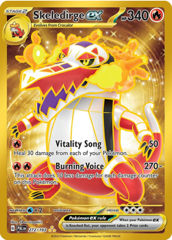 Skeledirge ex #272 Skeledirge ex - Paldea Evolved - #272 - Pokemon TCG card