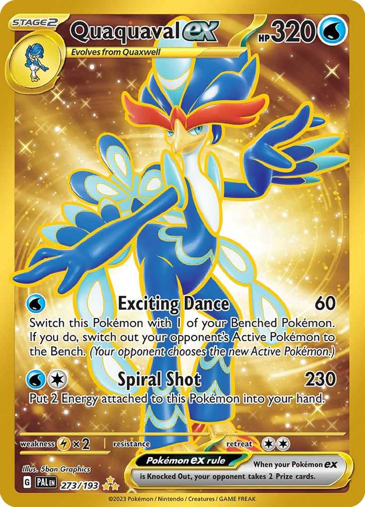 Quaquaval ex - Paldea Evolved - #273 - Pokemon TCG card