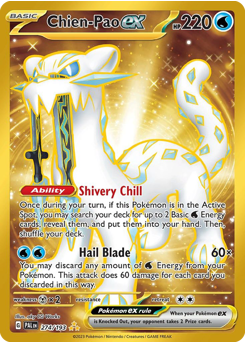 Chien-Pao ex - Paldea Evolved - #274 - Pokemon TCG card
