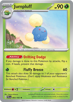 Jumpluff - Paldea Evolved - #3 - Pokemon TCG card