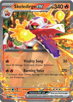 Skeledirge ex #37 Skeledirge ex - Paldea Evolved - #37 - Pokemon TCG card