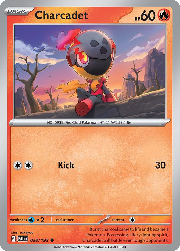 Charcadet - Paldea Evolved - #38 - Pokemon TCG card