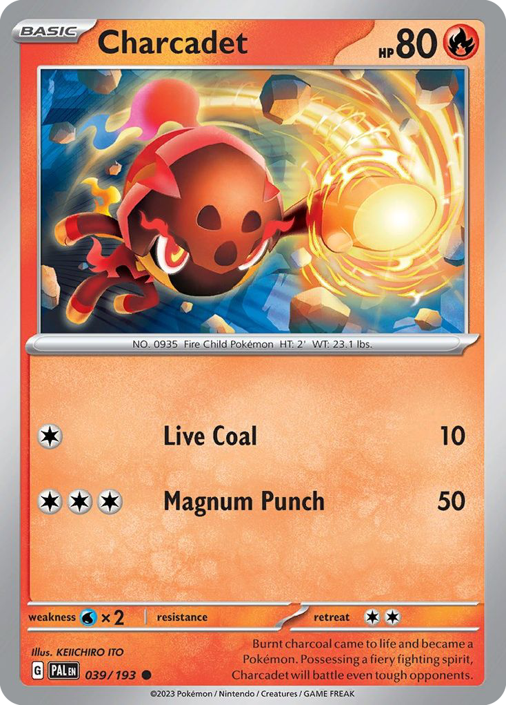 Charcadet - Paldea Evolved - #39 - Pokemon TCG card