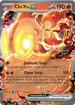 Chi-Yu ex #40 Chi-Yu ex - Paldea Evolved - #40 - Pokemon TCG card