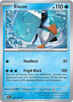 Eiscue #48 Eiscue - Paldea Evolved - #48 - Pokemon TCG card